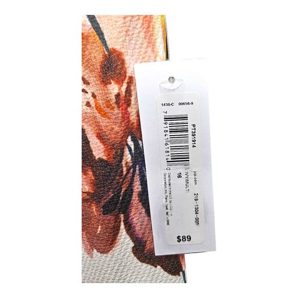 NEW Premier Amour High-Low Fit & Flare White Ruffle Floral Dress (Size: 16) - Picture 5 of 9